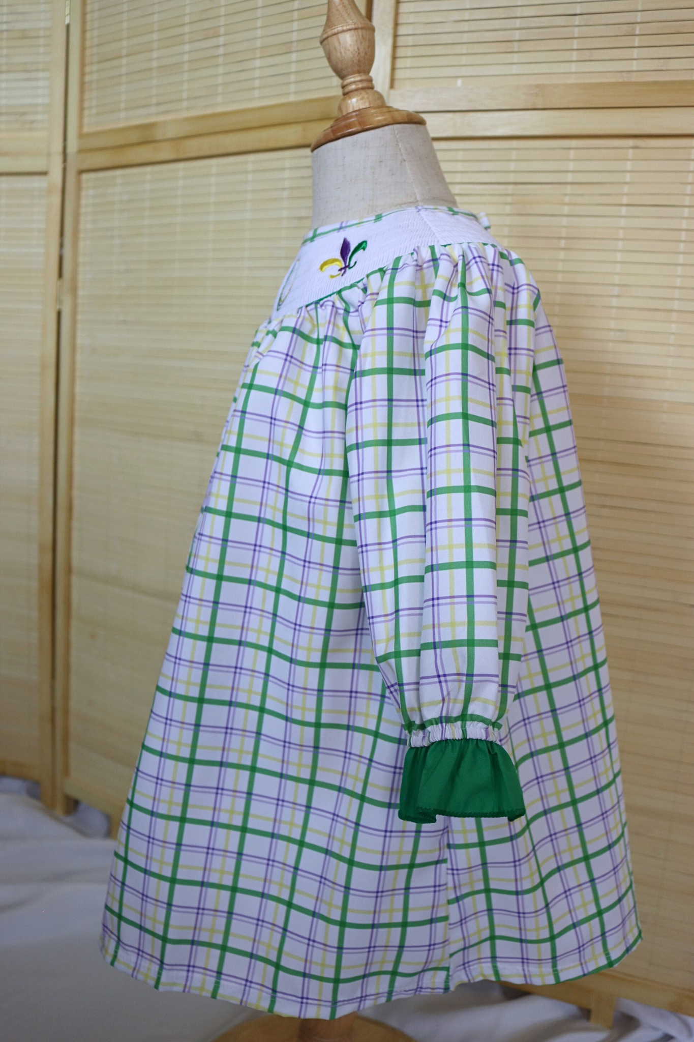 'Lis and Beads Mardi Gras Dress