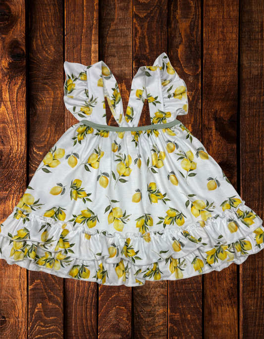 Squeeze the Day Lemon Print Dress