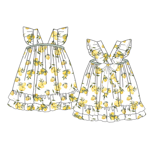 Squeeze the Day Lemon Print Dress