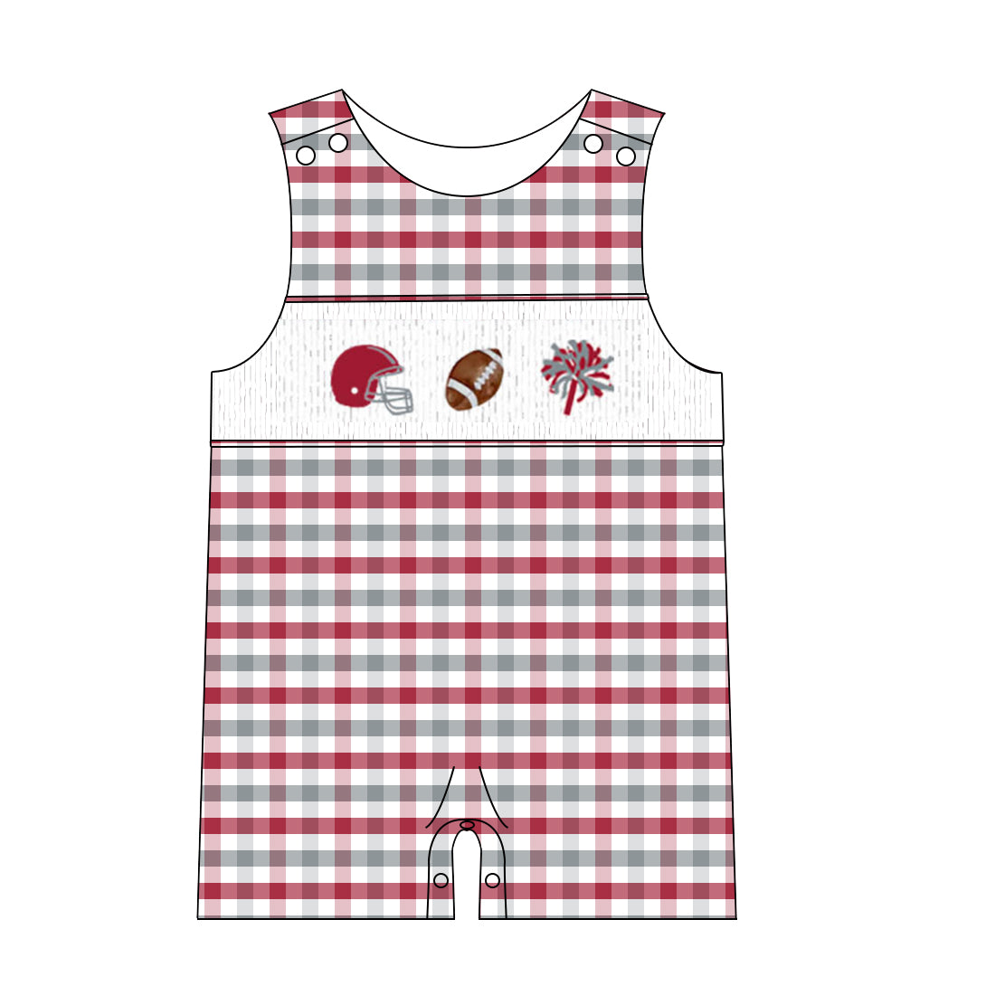 Alabama Football Jon Jon | Smocked Game Day Jon Jon | Custom Team Colors
