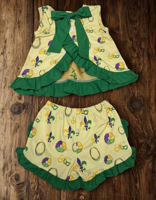 Mardi Party Girls Set