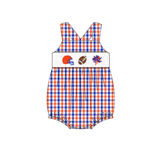 Florida Gameday Smocked Bubble | Custom Team Color Football Bubble | Baby Football Outfit