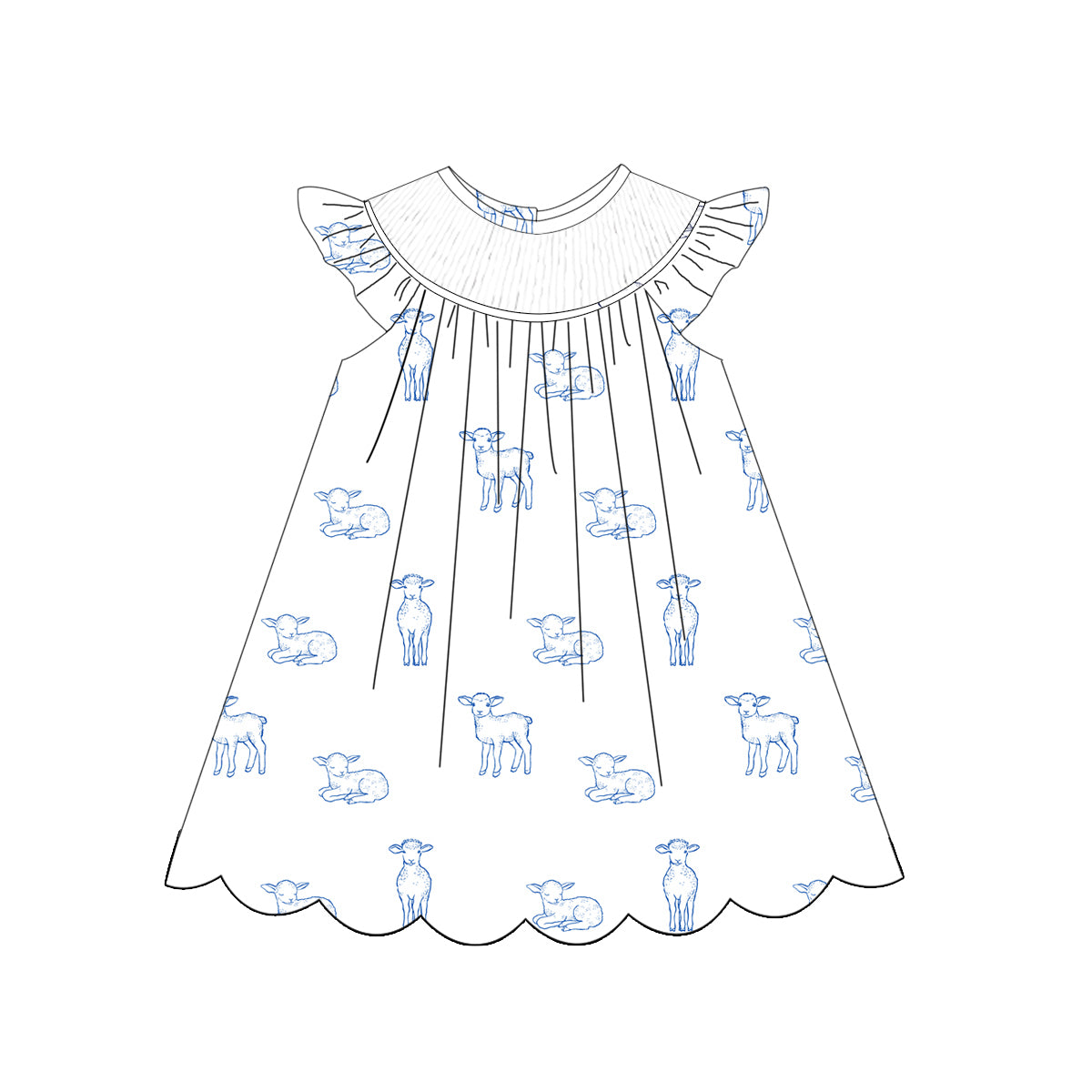 Mary's Little Lamb Dress