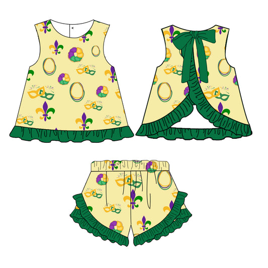 Mardi Party Girls Set