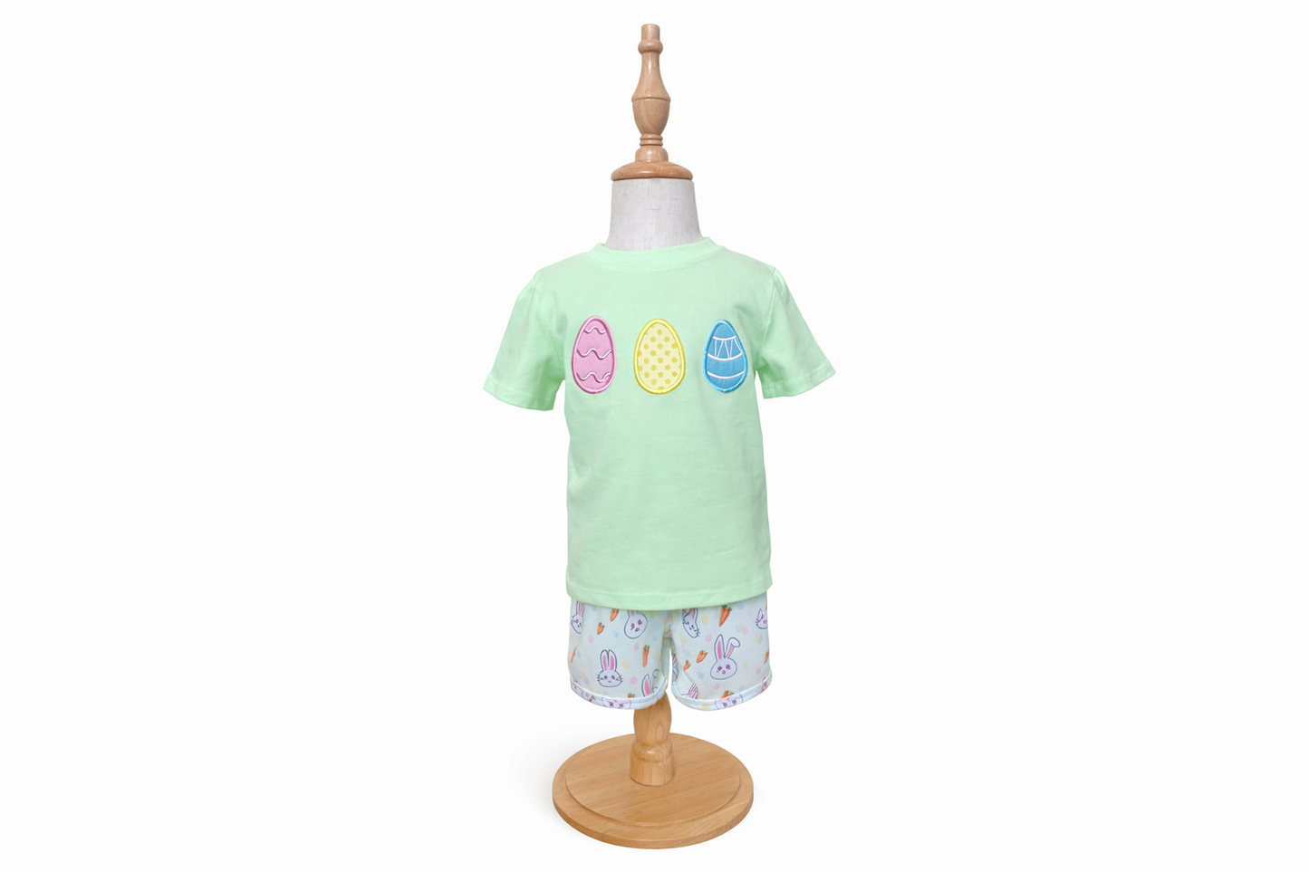 Bunny Patch Tee & Short Set – Green Toddler & Boys Outfit