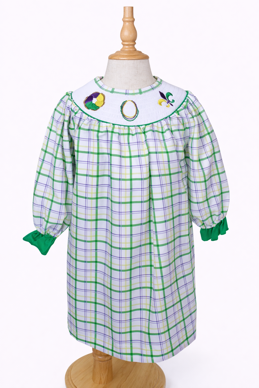 'Lis and Beads Mardi Gras Dress