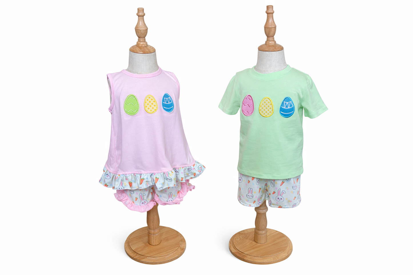 Bunny Patch Tee & Short Set – Green Toddler & Boys Outfit